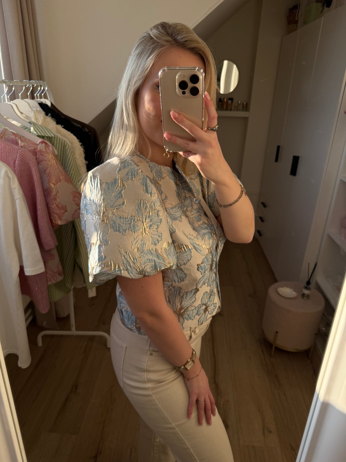 Top | Tess | Lichtblauw