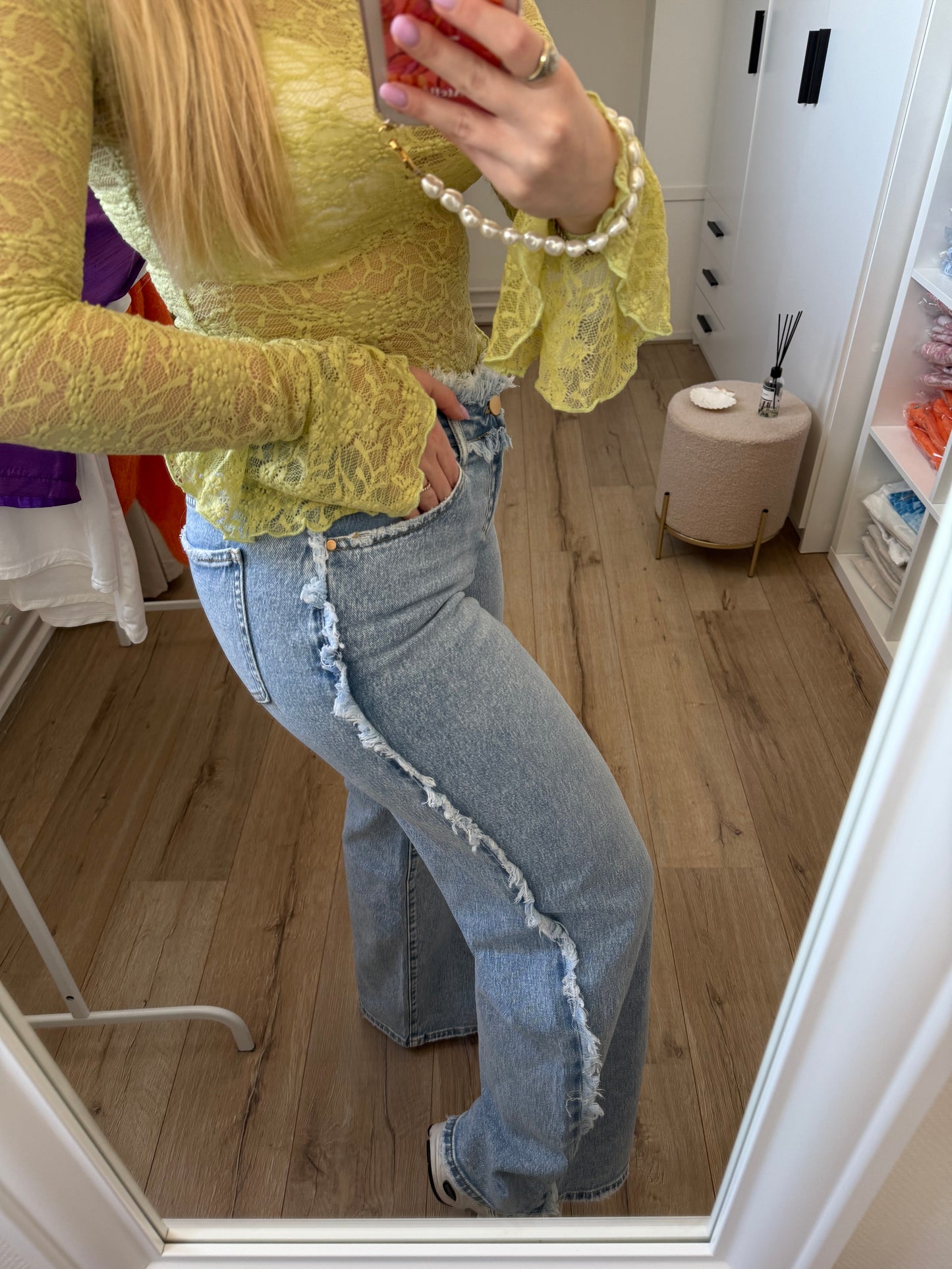 Jeans | Anouk | Wide Leg | Blauw