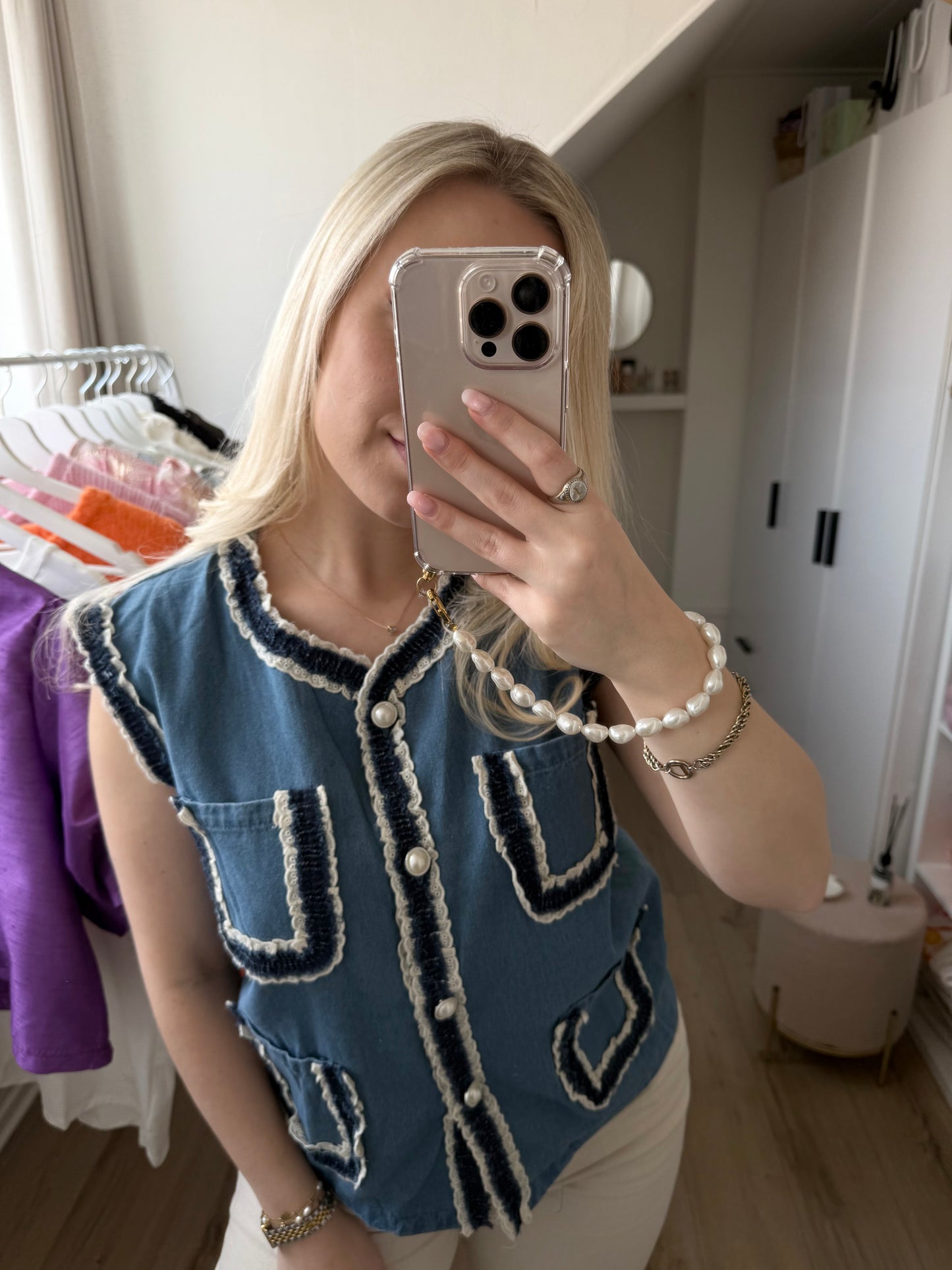 Gilet | Floor | Denim